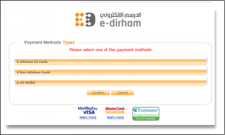 payment dirham