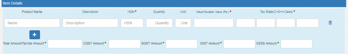 Item Details Item Details