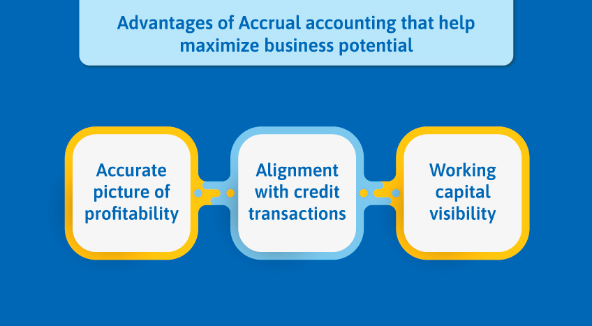 Advantages of accrual accounting that help maximize business potential