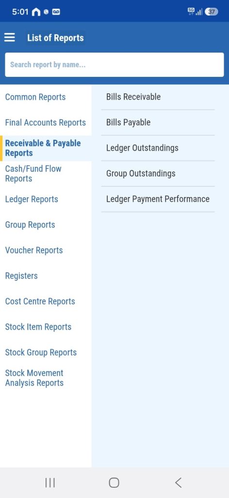 TallyPrime Reports