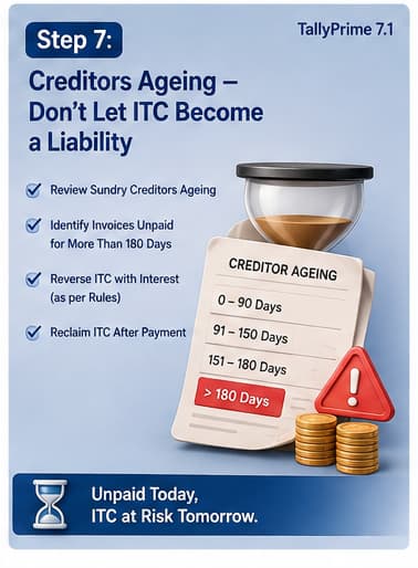 Step 7-Creditors Ageing