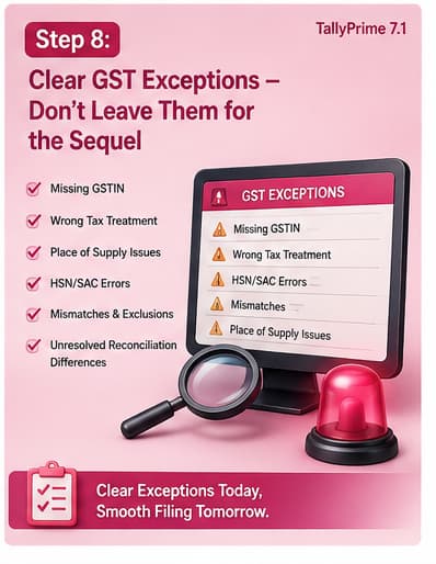 Clear GST Exceptions